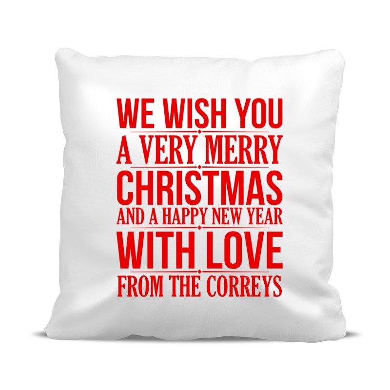 Merry Christmas Classic Cushion Cover