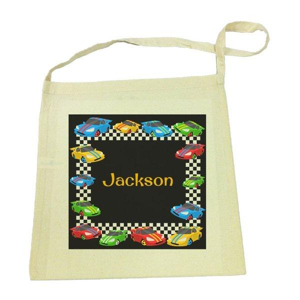 Race Cars Calico Tote Bag