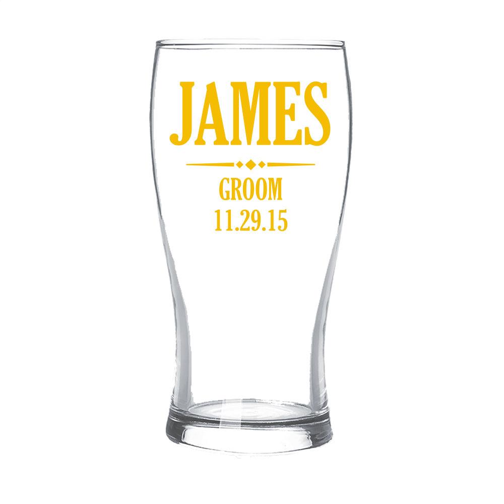Groom Standard Beer Glass (Temporarily Out of Stock)