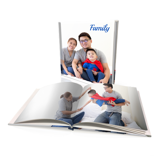 8x8" Premium Padded Personalised Hard Cover Book