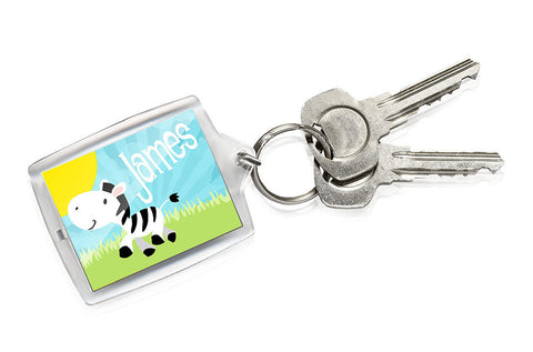 Zebra Keyring