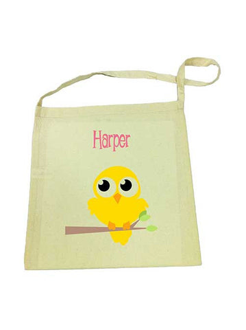 Calico Tote Bag - Yellow Bird