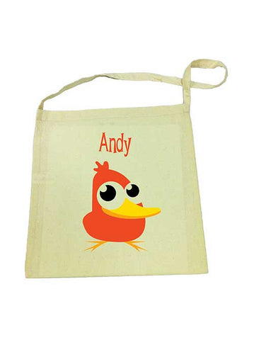 Calico Tote Bag - Orange Duck