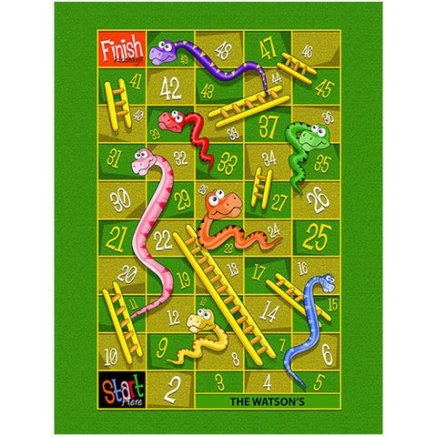 Small Snakes & Ladders Play Blanket