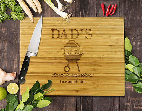 BBQ Bamboo Cutting Boards 8x11"