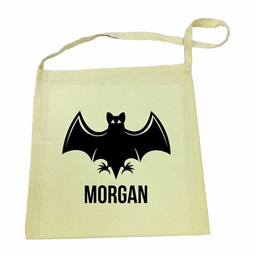 Bat  Halloween Calico Tote Bag