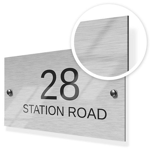 Classic Metal House Signs