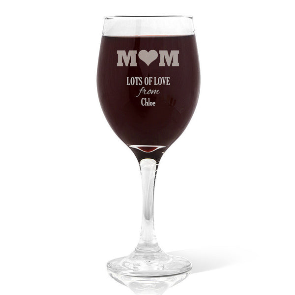 Mother&#39;s Day Engraved Glassware