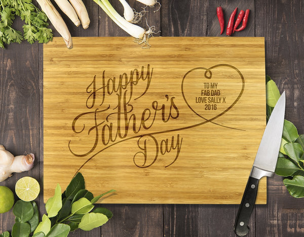 Father&#39;s Day Bamboo Cutting Boards