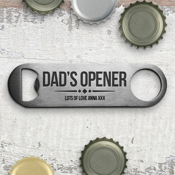 Engraved Bottle Openers.