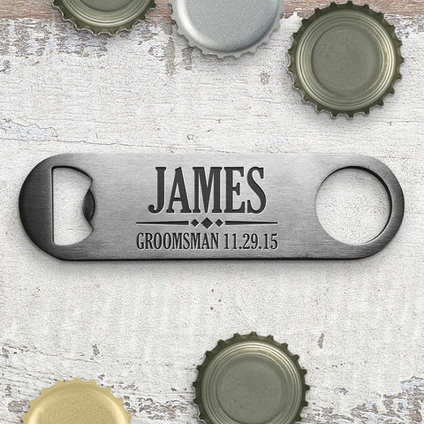 Groomsman Engraved Bottle Opener