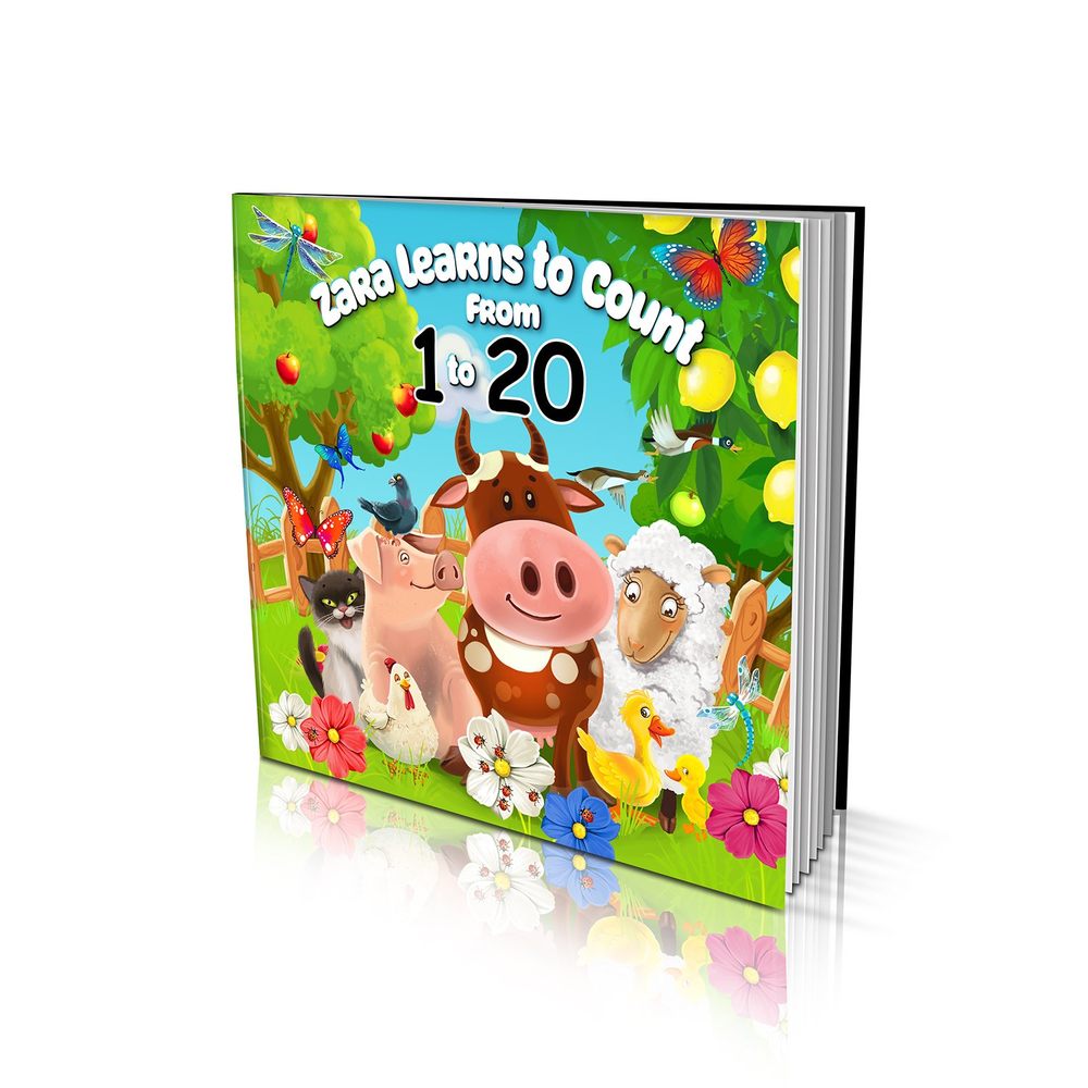 Learns to Count Hard Cover Story Book