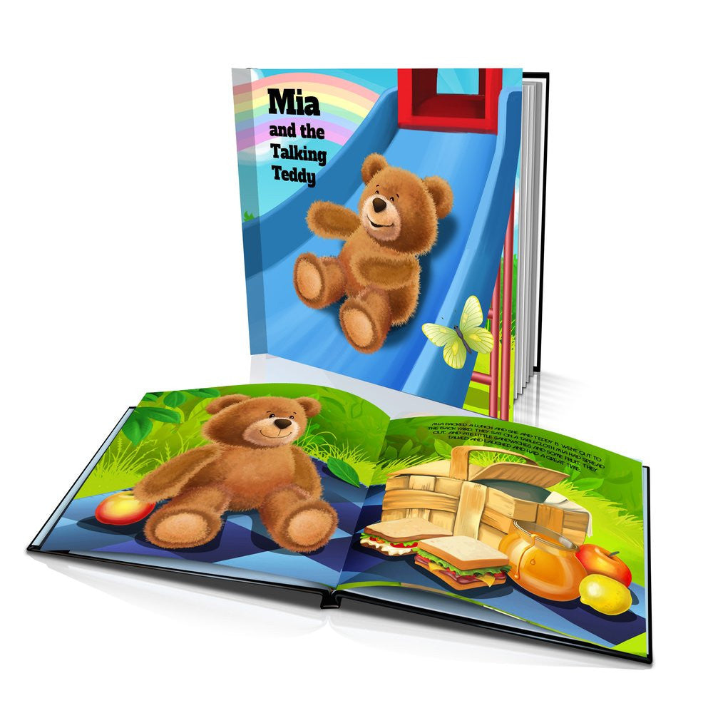 The Talking Teddy Hard Cover Story Book
