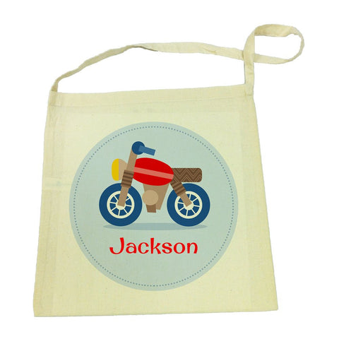 Calico Tote Bag - Motorbike