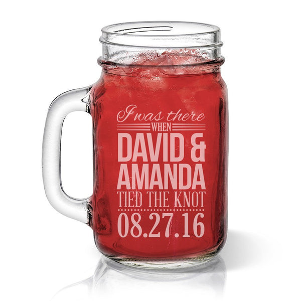 Engraved Mason Jars
