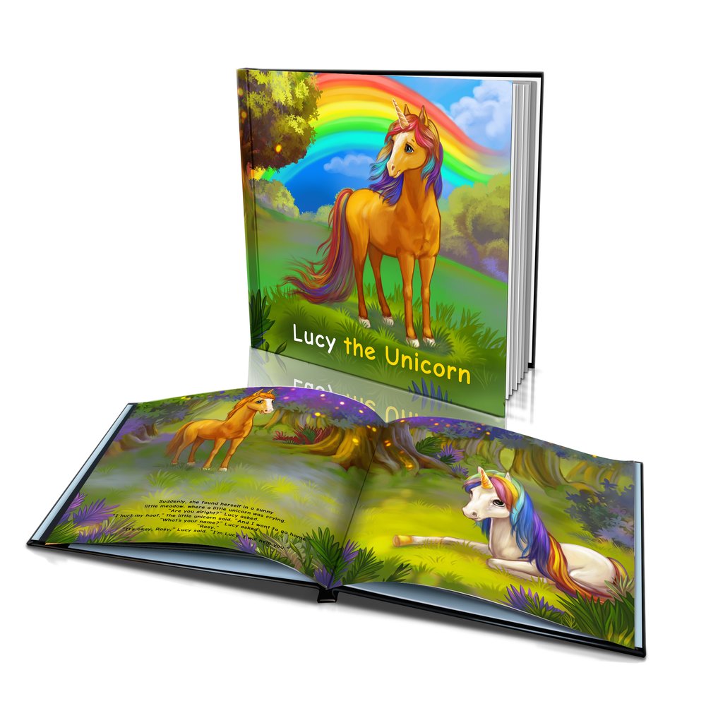 Large Hard Cover Story Book - The Unicorn