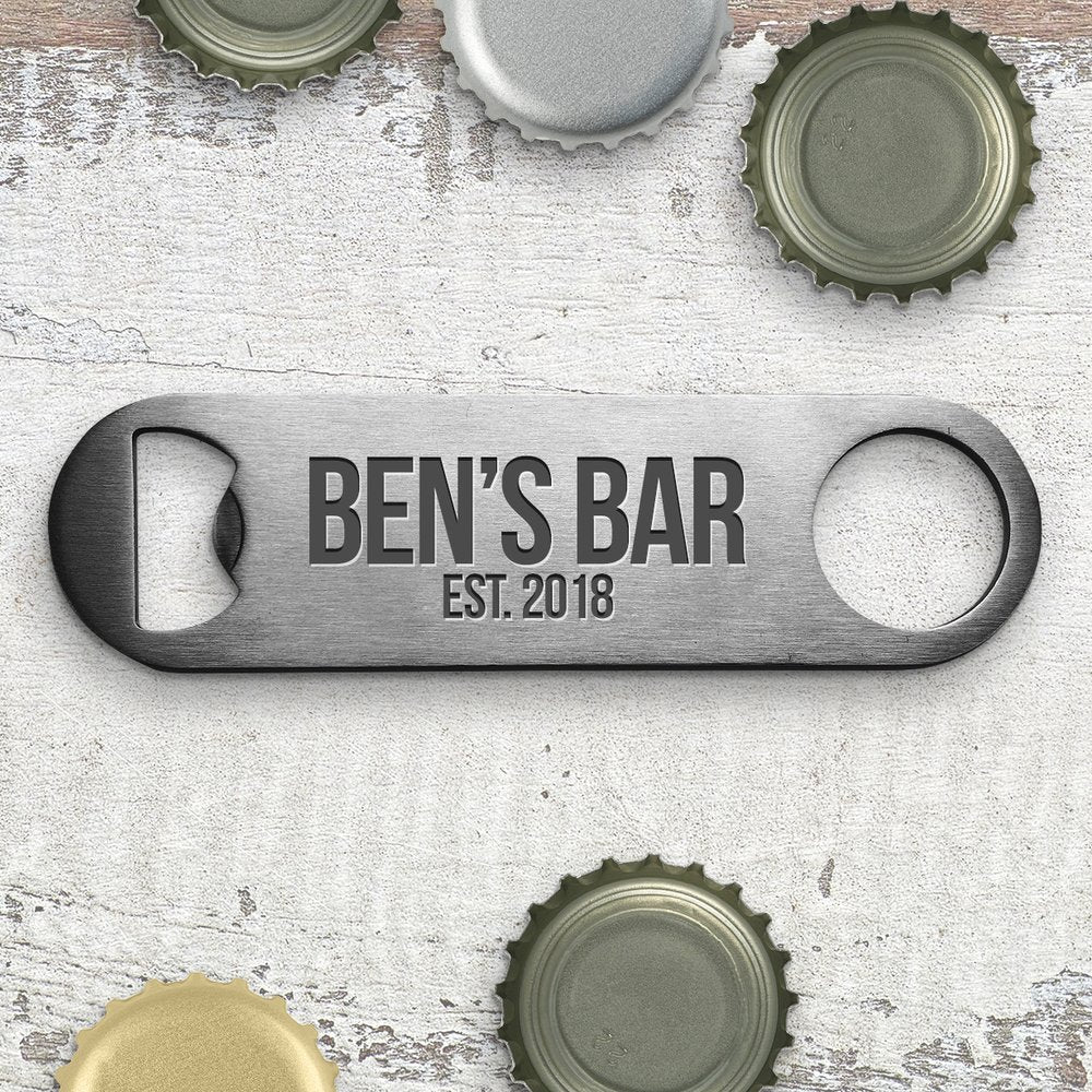 Bar Engraved Bottle Opener