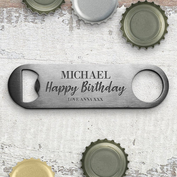 Engraved Bottle Openers.