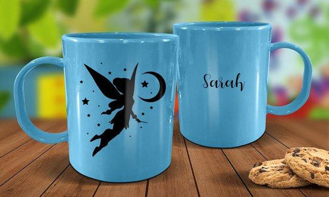 Fairy Plastic Mug - Blue