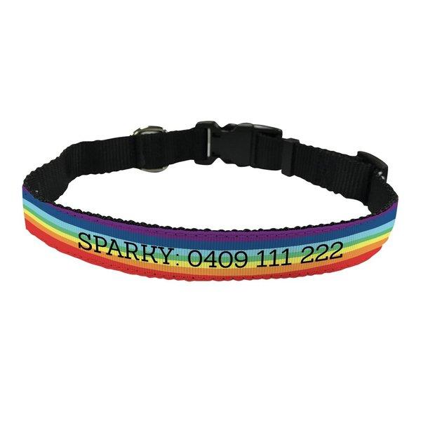 Rainbow Pet Collar - Medium