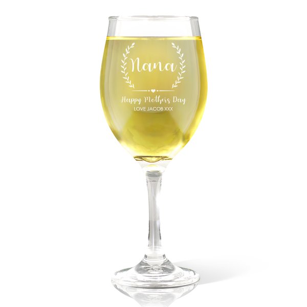 Mother's Day Engraved Glassware