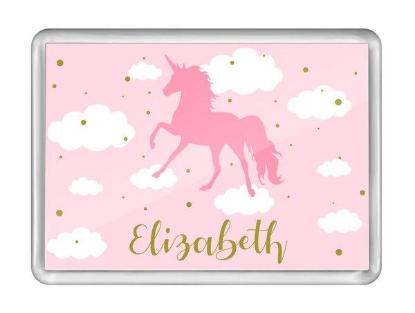 Pink Unicorn Fridge Magnet