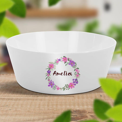 Flower Wreath Kids' Bowl