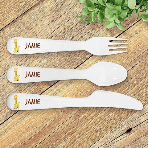 Giraffe Kids' Cutlery Set