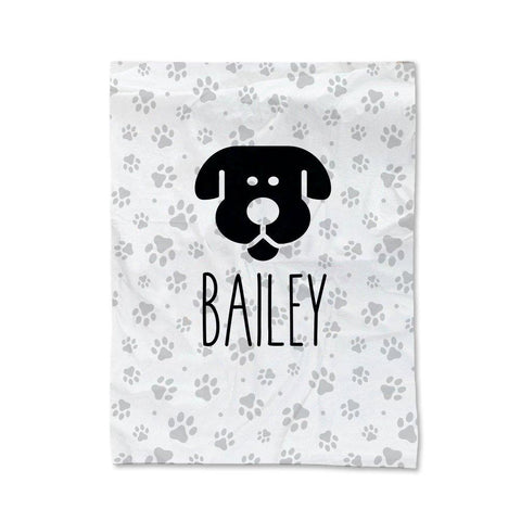 Paw Prints - Cat Blanket - Medium