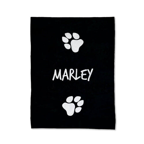 Paw Prints - Dog Blanket - Medium