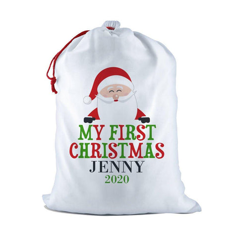 My First White Santa Sack