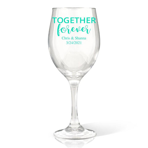 Together Forever Wine Glass