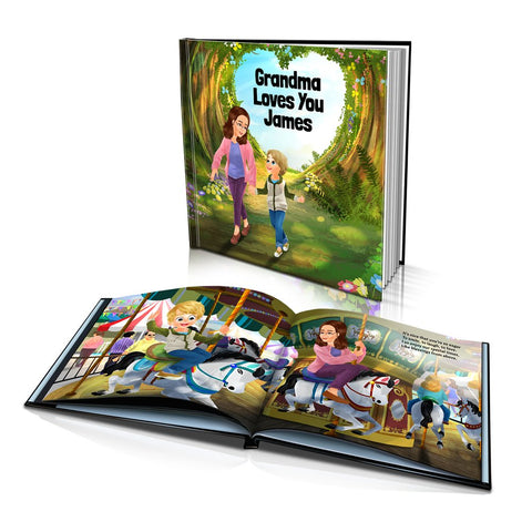 Loves You - Grandparents Large Hard Cover Story Book