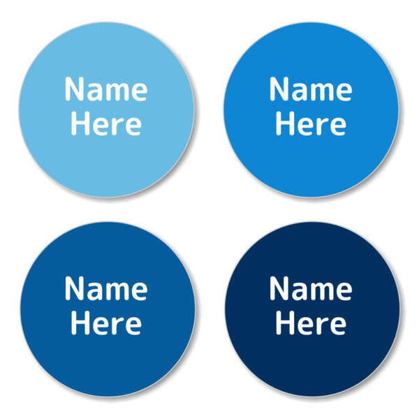 Round Name Labels