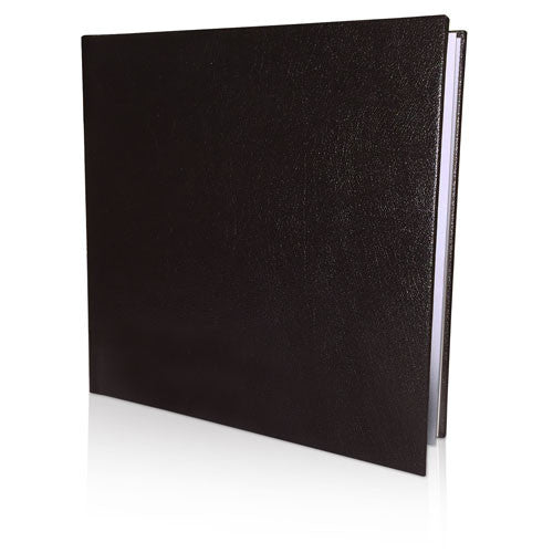 12 x 12" Leather Look Padded Hard Cover Book