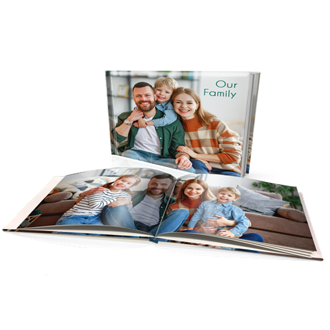 8x11" Premium Padded Personalised Hard Cover Book