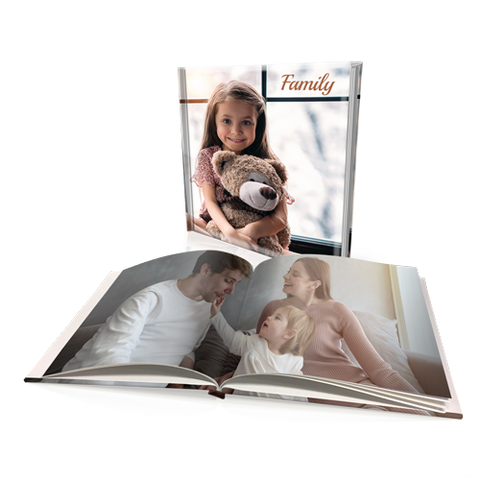 12x12" Premium Padded Personalised Hard Cover Book