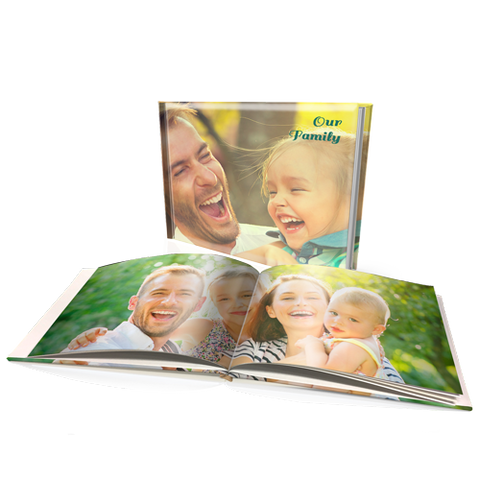 12 x 16" Premium Padded Personalised Hard Cover Book