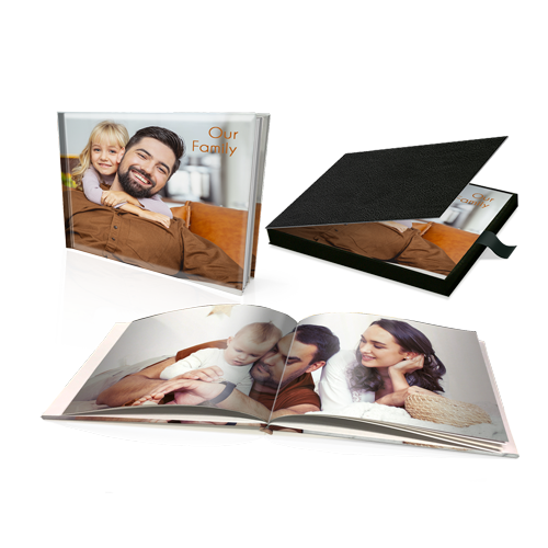 12 x 16" Premium Personalised Hard Cover Book in Presentation Box