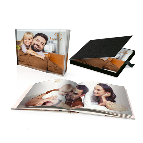 12 x 16" Premium Personalised Hard Cover Book in Presentation Box