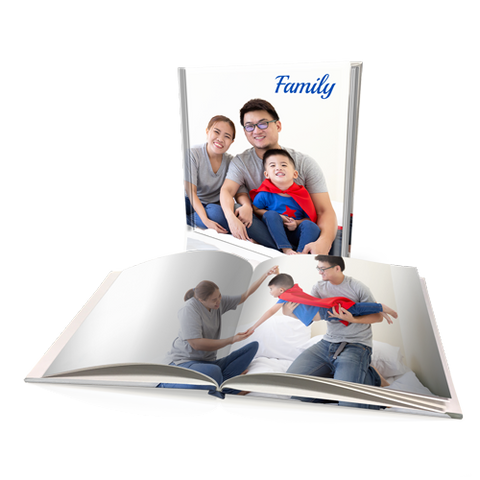 8x8" Premium Padded Personalised Hard Cover Book