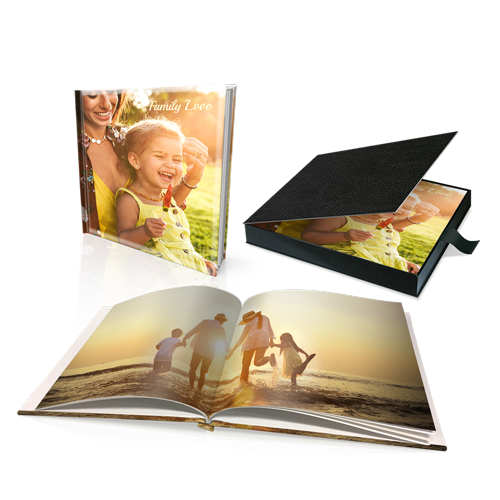 8 x 8" Premium Personalised Hard Cover Book in Presentation Box